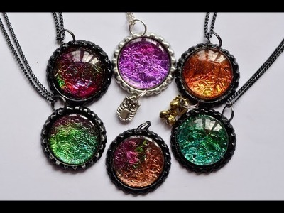 How To Make Alcohol Ink Pendants - Brand New!