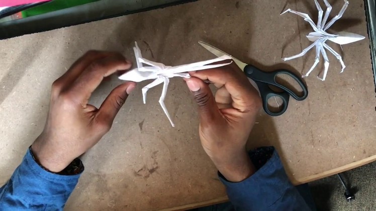 How to make an Origami Spider? (Part 2)