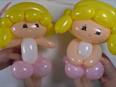 How to make ballerina from balloon