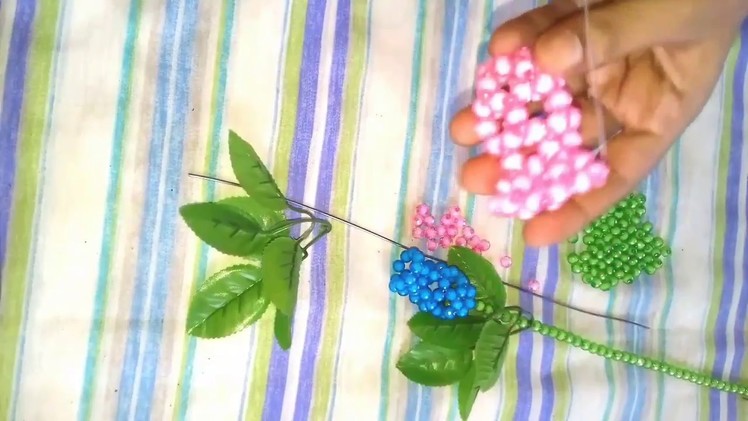 How to make beaded tulip||How to make flower||পুতি দিয়ে টিউলিপ তৈরি||Diy craft