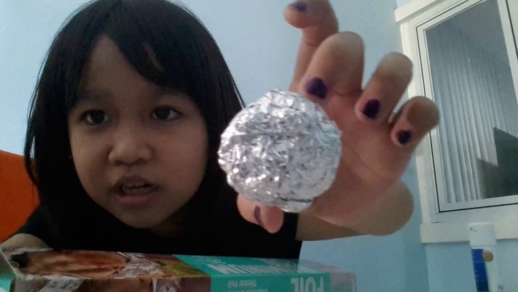 How to make crystal ball made from Aluminum foil