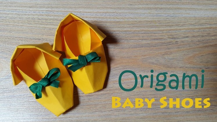 How to Make Cute Baby Shoes Origami | PaperMade