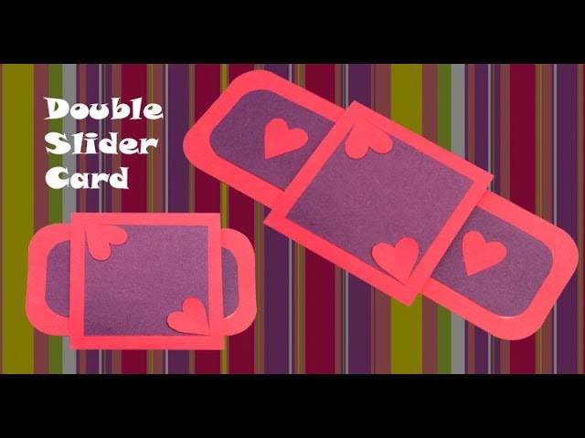 How to make double slider card || step by step || easy