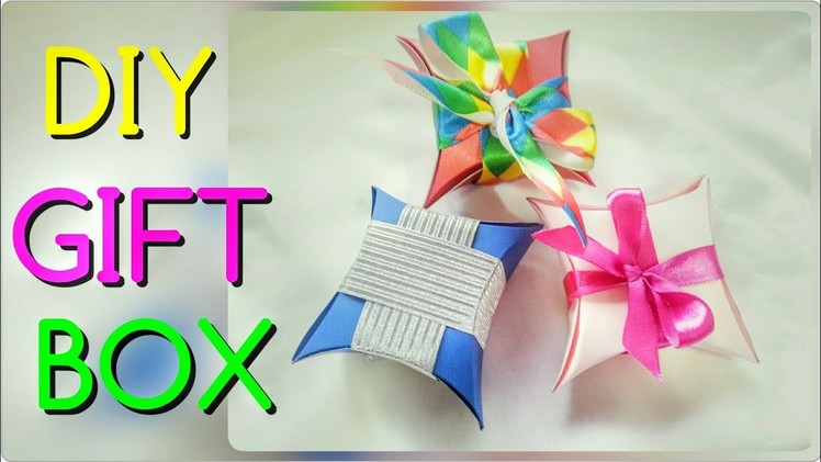 HOW TO MAKE EASY PAPER GIFT BOX |Paper Box From CD