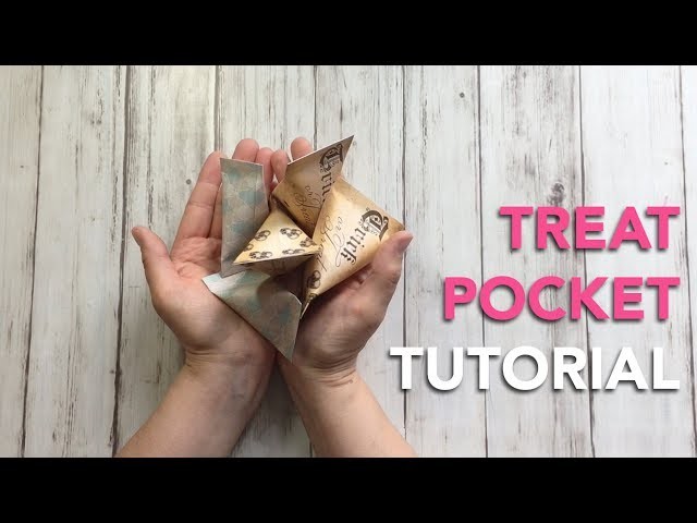 HOW TO make easy treat pockets with scraps - TUTORIAL