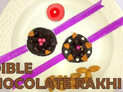 How to make Edible Chocolate Rakhi | Raksha Bandhan treats | Indian festival | DIY homemade Rakhi