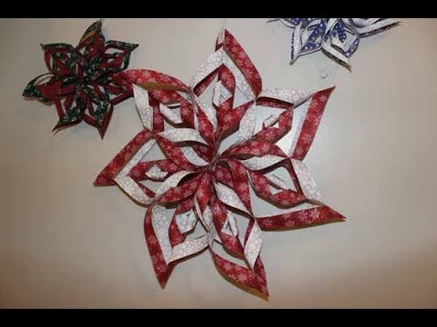 How to Make Fabric Snowflake