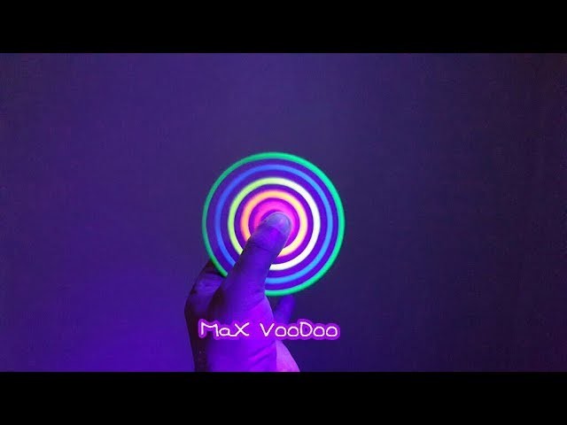 How To Make Hand Spinner Fidget Toy Neon and Led Spinners