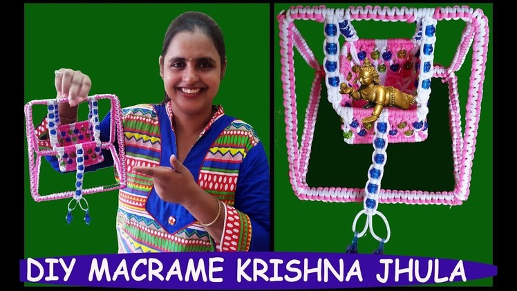 How to Make Macrame Krishna Jhula