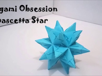 How to Make Origami Bascetta Star (Origami Obsession Logo)