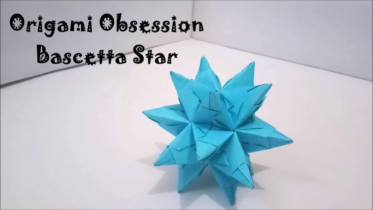 How to Make Origami Bascetta Star (Origami Obsession Logo)