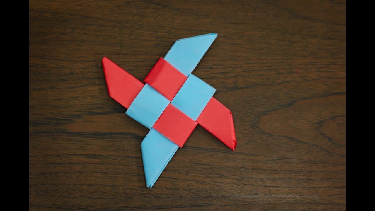 How to make paper ninja star, origami star, paer nija star Creative Paper Craft