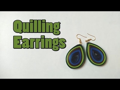 How to make Quilling earrings || Paper Earrings || Quilling Earrings || Quilling Easy
