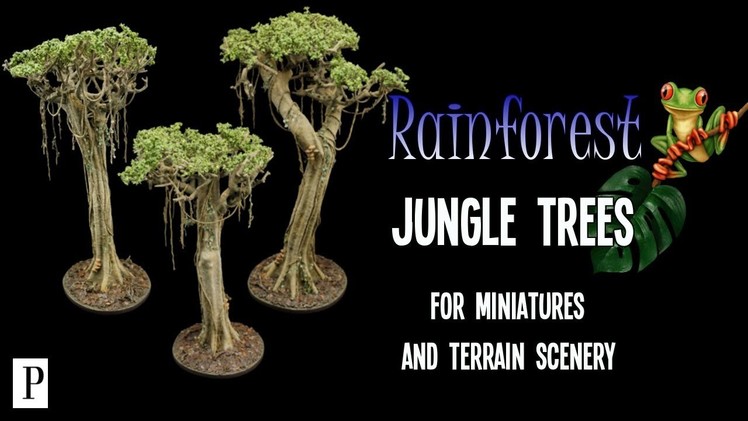 How To Make Rainforest Jungle Trees For Miniature Terrain Scenery