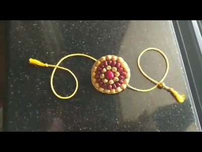 How to make Rakhi at home with grains in few minutes????