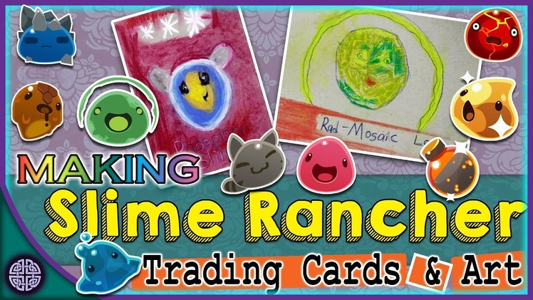 How to Make SLIME RANCHER Trading Cards! - Kid Crafts