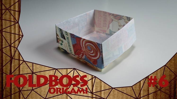 How To Make This Old Origami Box Out Of An A4 Paper- FOLDBOSS ORIGAMI #6