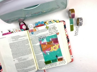 How to Use the Cricut Cuttlebug for Bible Journaling with Process Video