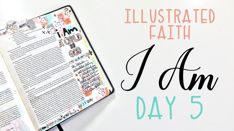 Illustrated Faith I Am Kit Day 5 | How To Cover Bleed Through