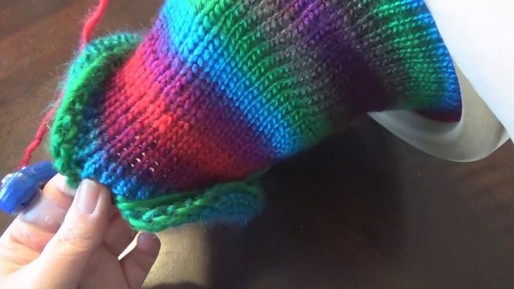 Loom Knitting: Flat Stitch