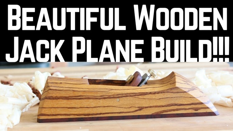 Most Beautiful Wooden Hand Plane Ever!!!   How To | Woodworking