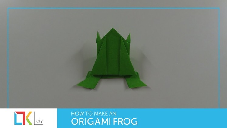 Origami animals #4 - How to make an origami frog I
