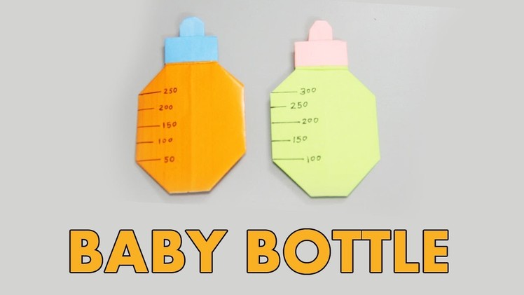 Origami Baby Bottle ???? How To Make Easy Paper Baby Bottle ???? DIY Origami