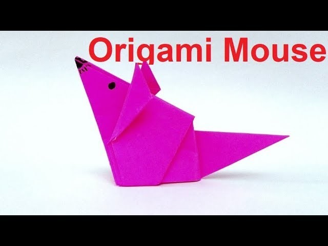 Origami Mouse।How to make origami Mouse।Origami Tutorial।Make Easy paper mouse।।