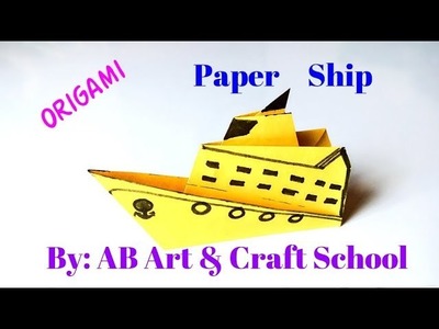 Paper Ship. How to make a Paper Ship. Paper Boat. Easy Tutorial ????????
