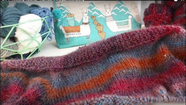 Part 4 - Knitting Tutorial - Harvest Cardigan Knit along