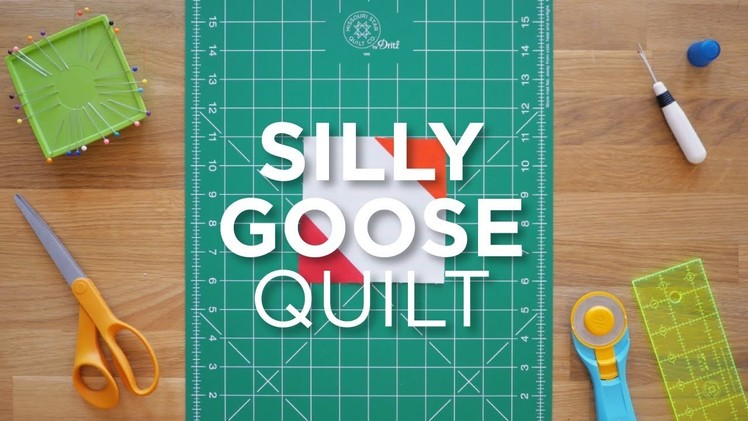 Quilt Snips Mini Tutorial - How to Make a Silly Goose Quilt Block