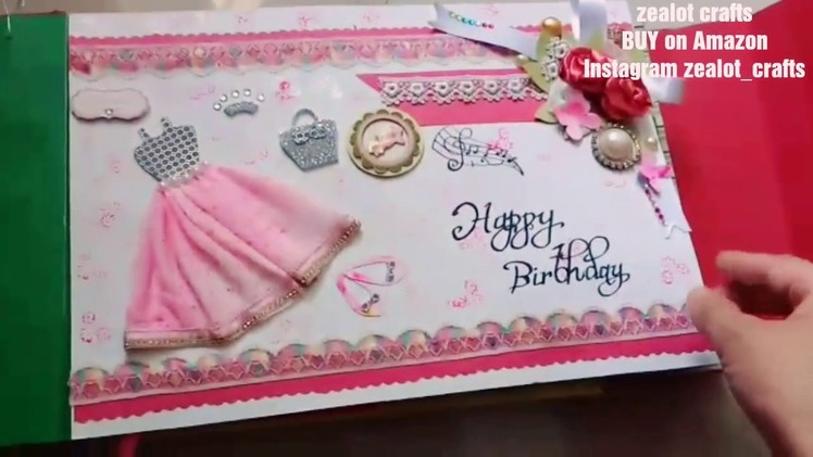 Rakhi Gift    (HANDMADE scrapbook) Uniquely decorated