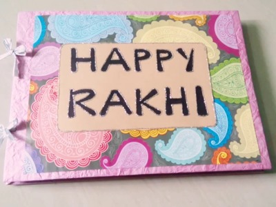 Rakhi theme scrapbook greeting card.  2????