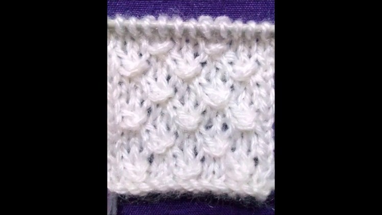 Single colour knitting pattern  # 24