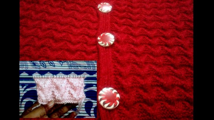 Single colour knitting pattern  # 29