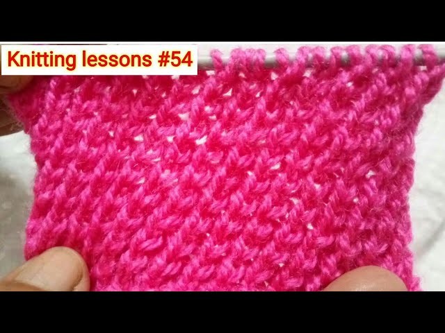 Single Colour || Right diagonal || Knitting design || Beautiful || and || Easy to make