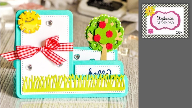 Stephanie's Stamp Pad #90 - How to Make an Apple Tree Step-up Card