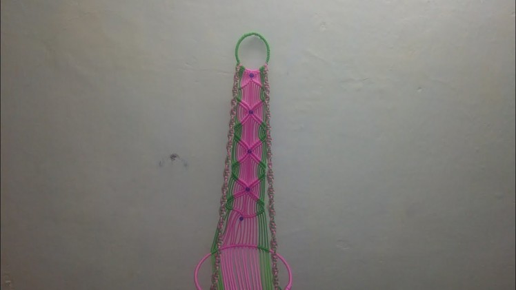 Teddy bear macrame or daghawala  wall hanging.you can learn very quickly and easily and attractive.