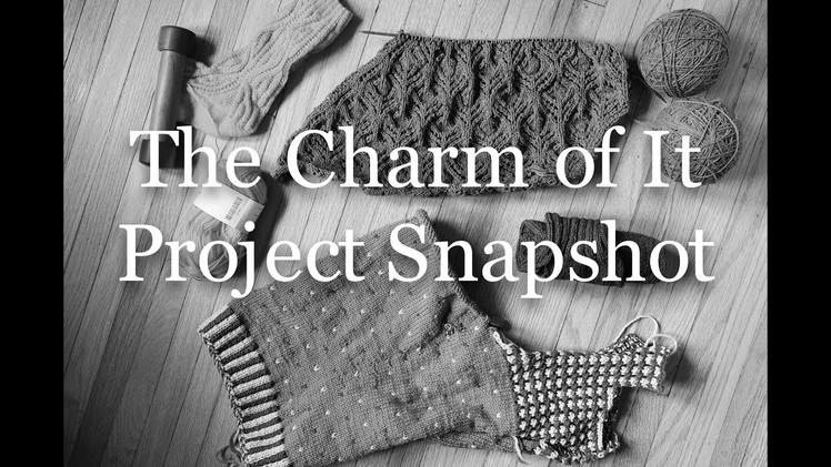 The Charm of It Knitting Podcast Episode 46: Project Snapshot of July 20th