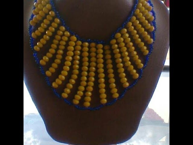 The step on how to make this necklace bead