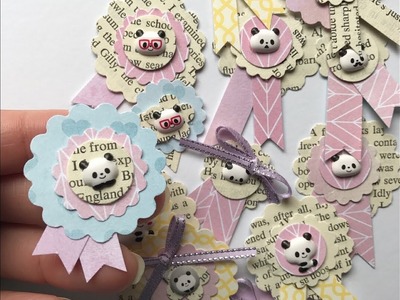 Upcycling & Repurpose Old Book Pages - DIY Tiny Embellishments for Scrapbook or Junk Journal