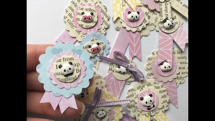Upcycling & Repurpose Old Book Pages - DIY Tiny Embellishments for Scrapbook or Junk Journal