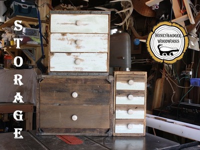 Woodworking : DIY Storage. How-To