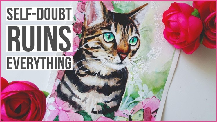 Bengal Cat Mixed Media. How to Ignore Self-Doubt