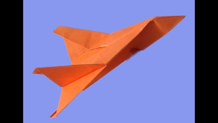 Como Hacer Planeadores Aviones de Papel|Jet Fighter Paper Plane-Aviones de Papel de Guerra