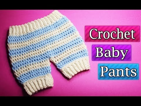 Crochet Baby Pants Part 1 Rib Stitch | Josy Designs