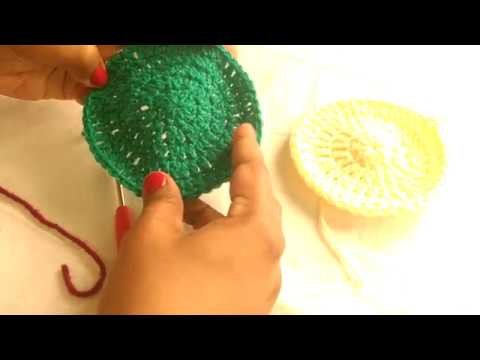 Crochet flat circle-Crochet class in Kannada
