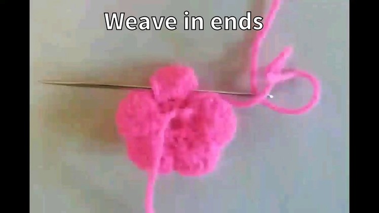Crochet Rose Bookmark Tutorial