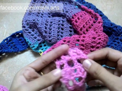 Crochet Scarf Tutorial with Caron Cake Yarn