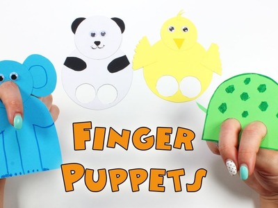 DIY Finger Puppets | How To Make Finger Puppets For Kids